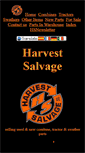 Mobile Screenshot of harvestsalvage.ca